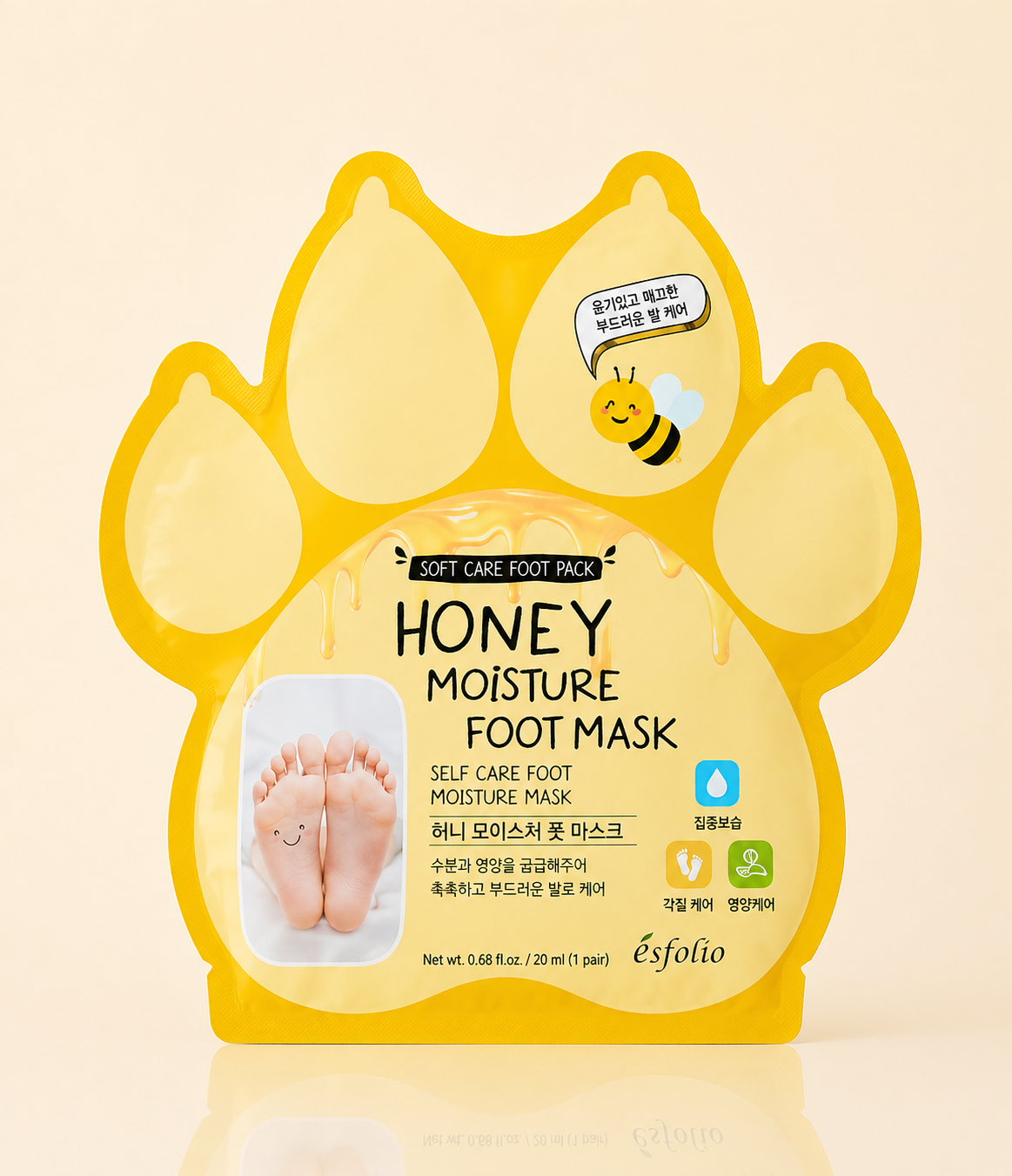 Esfolio Honey Moisture Foot Mask